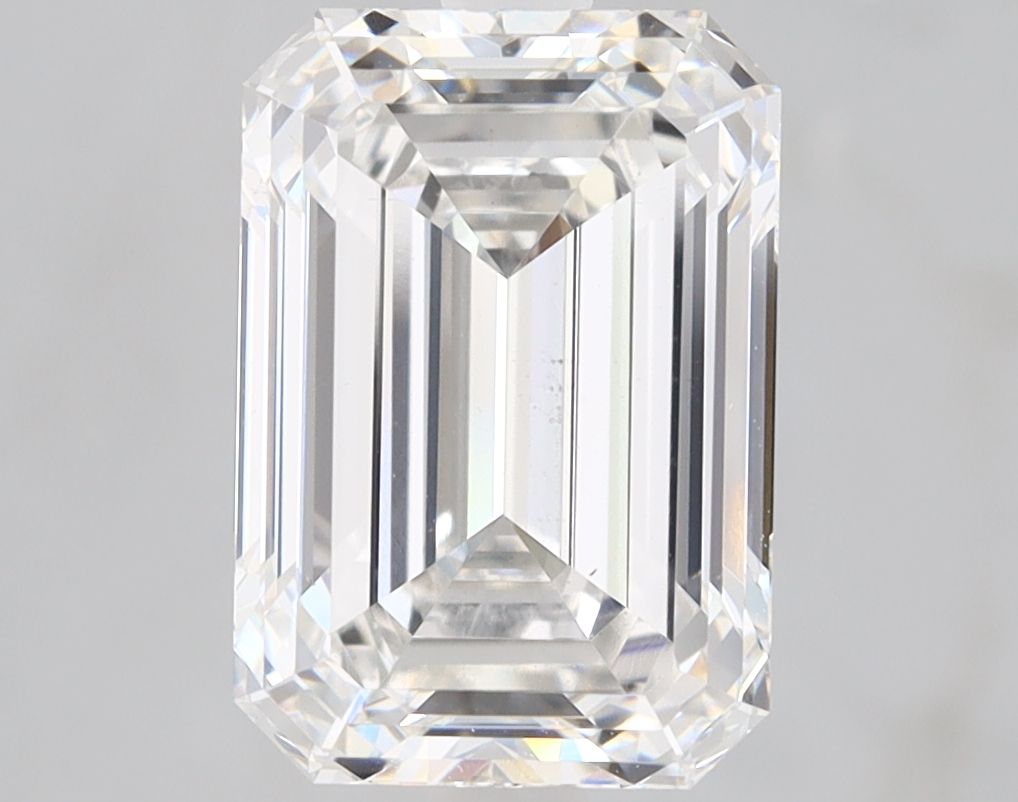 3.71 ct. emerald Lab Grown Diamond front image