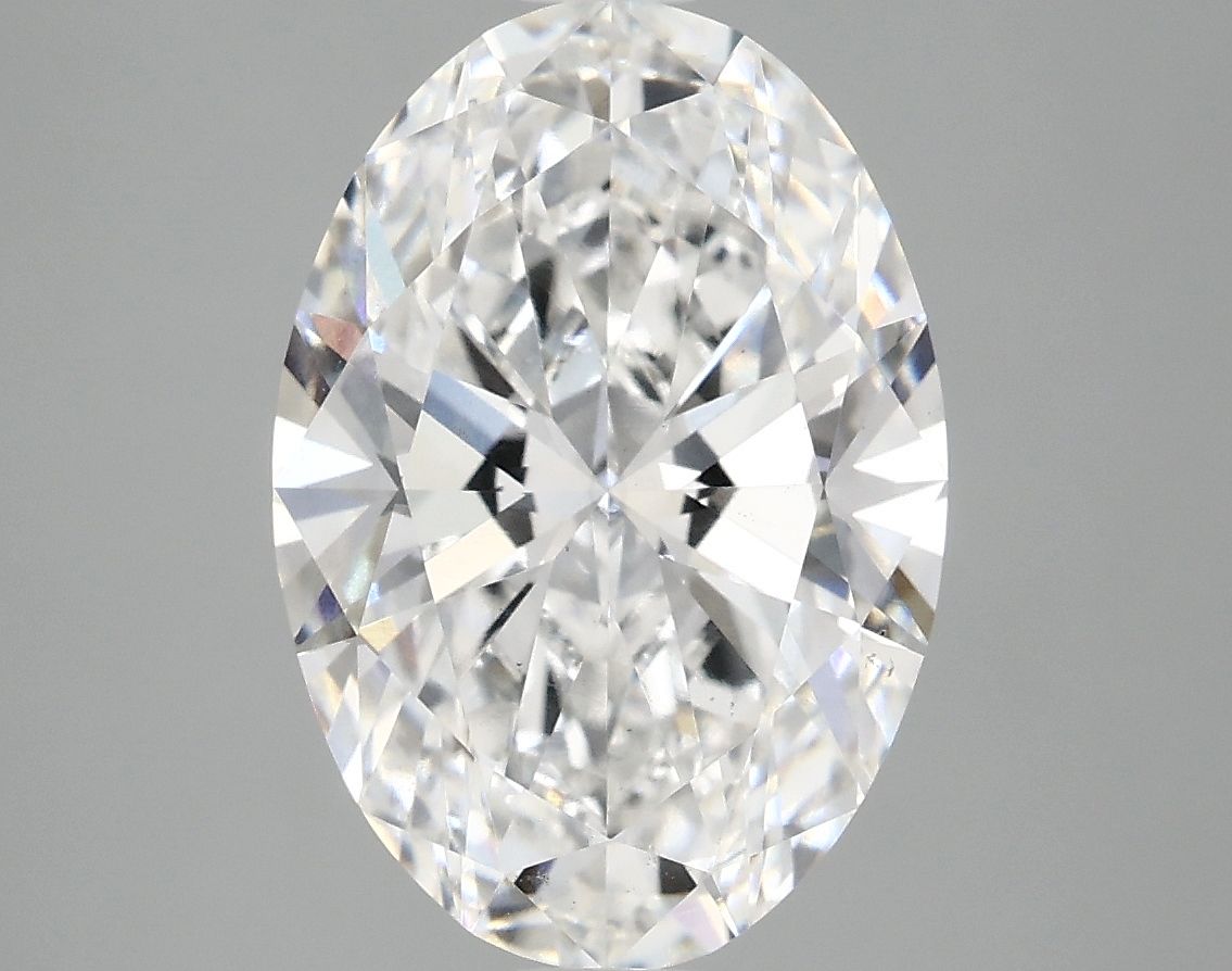3.92 ct. oval Lab Grown Diamond front image