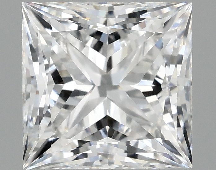2.10 ct. princess Lab Grown Diamond front image