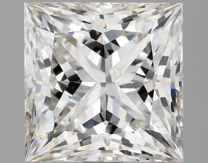 2.10 ct. princess Lab Grown Diamond front image