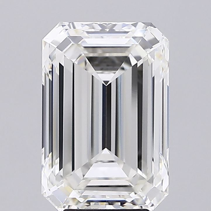 6.14 ct. emerald Lab Grown Diamond front image