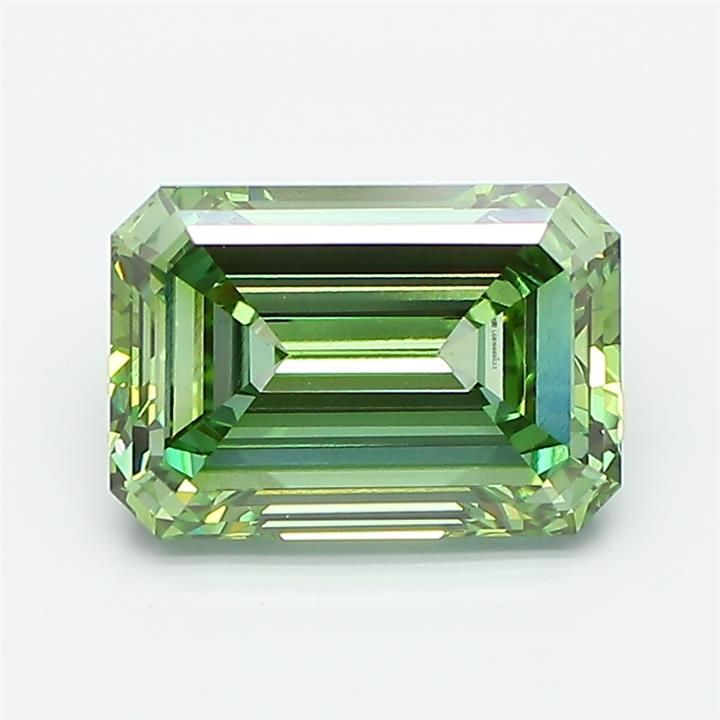 3.01 ct. emerald Lab Grown Diamond front image