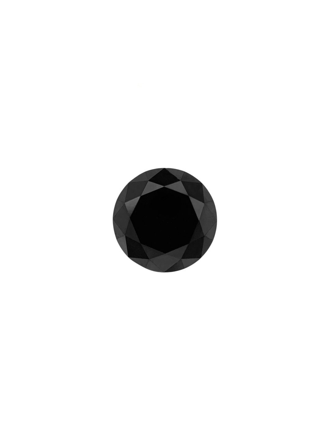 0.38 Carat Round Diamond Fancy Black VVS2