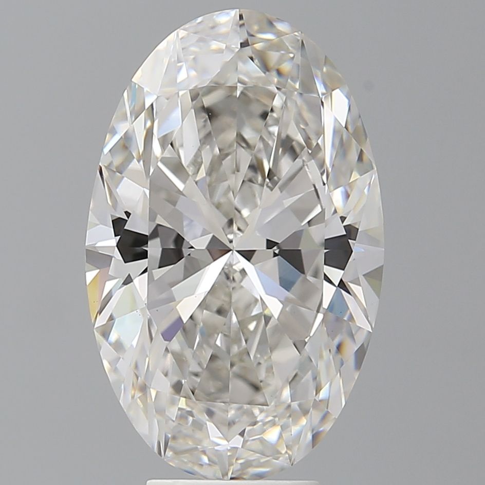 6.55 ct. oval Lab Grown Diamond front image