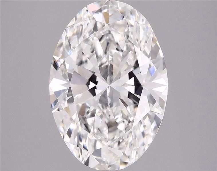 4.96 ct. oval Lab Grown Diamond front image