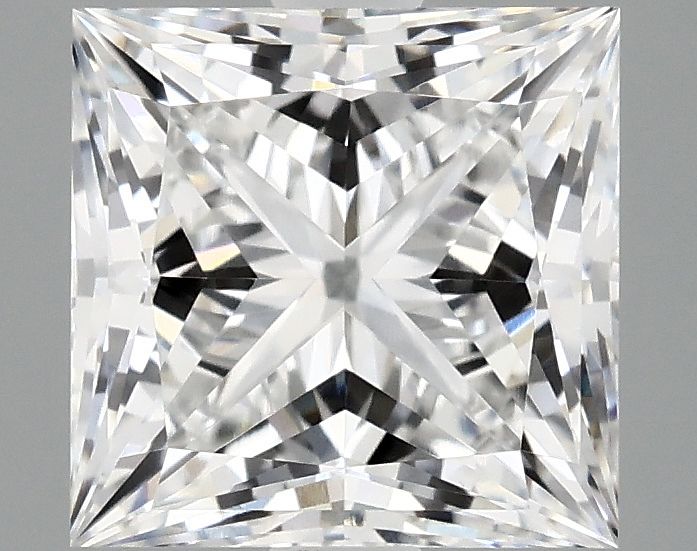 2.10 ct. princess Lab Grown Diamond front image