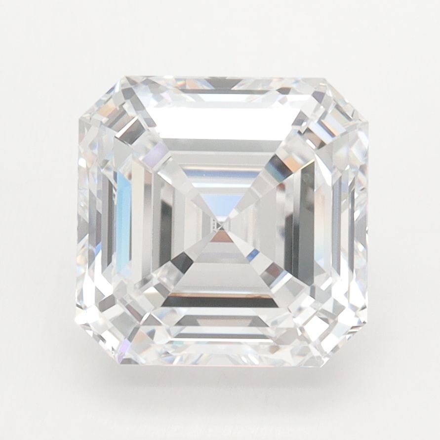 Diament LG asscher, 3.1 ct, D, IF