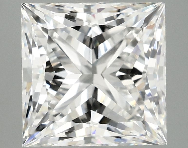 4.20 ct. princess Lab Grown Diamond front image