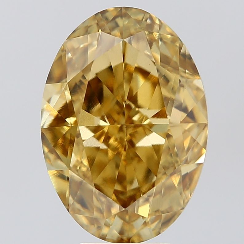 7.05 ct. oval Lab Grown Diamond front image