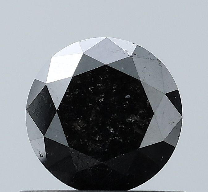 0.81 Carat Round Diamond Black VS1
