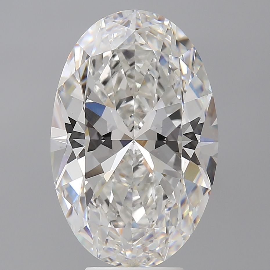6.57 ct. oval Lab Grown Diamond front image