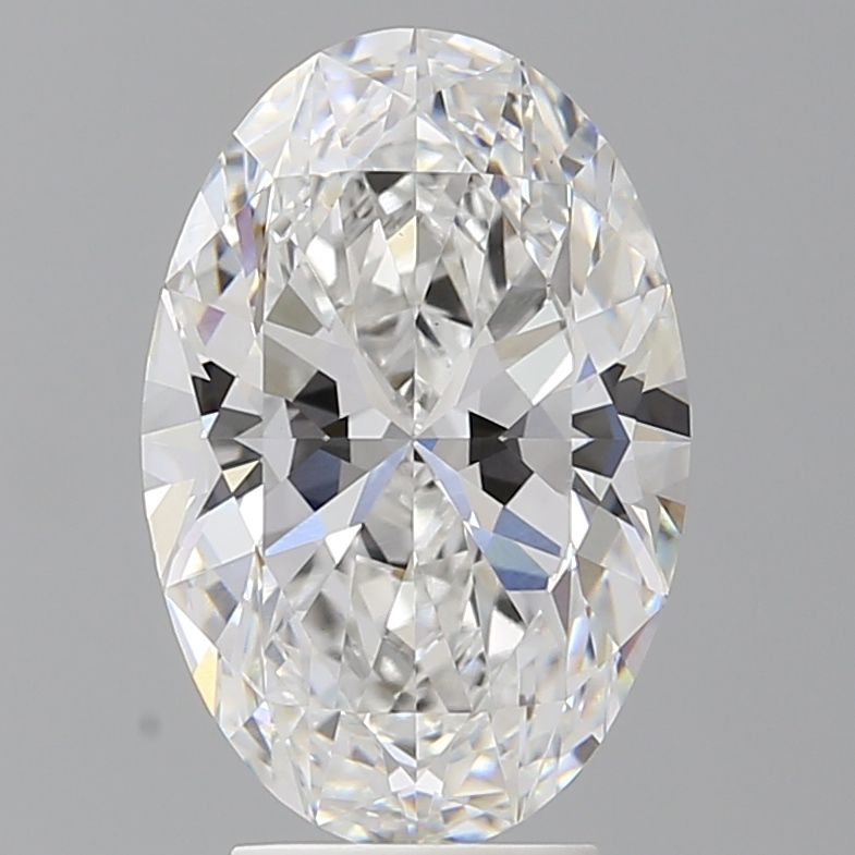 4.10 ct. oval Lab Grown Diamond front image