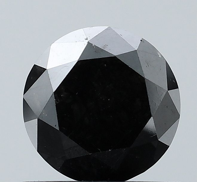 0.98 Carat Round Diamond Black VS1