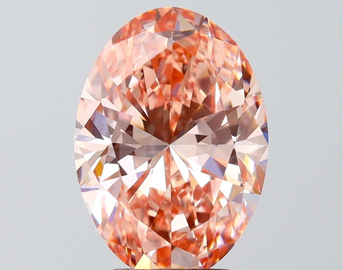 4.07 ct. oval Lab Grown Diamond front image