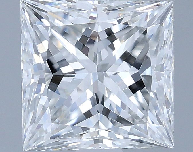 1.74 ct. princess Lab Grown Diamond front image