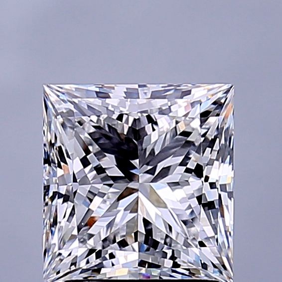 2.10 ct. princess Lab Grown Diamond front image