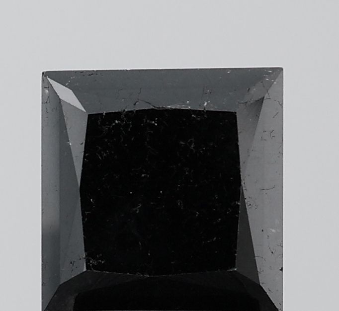 4.25 Carat Princess Diamond Black VS2