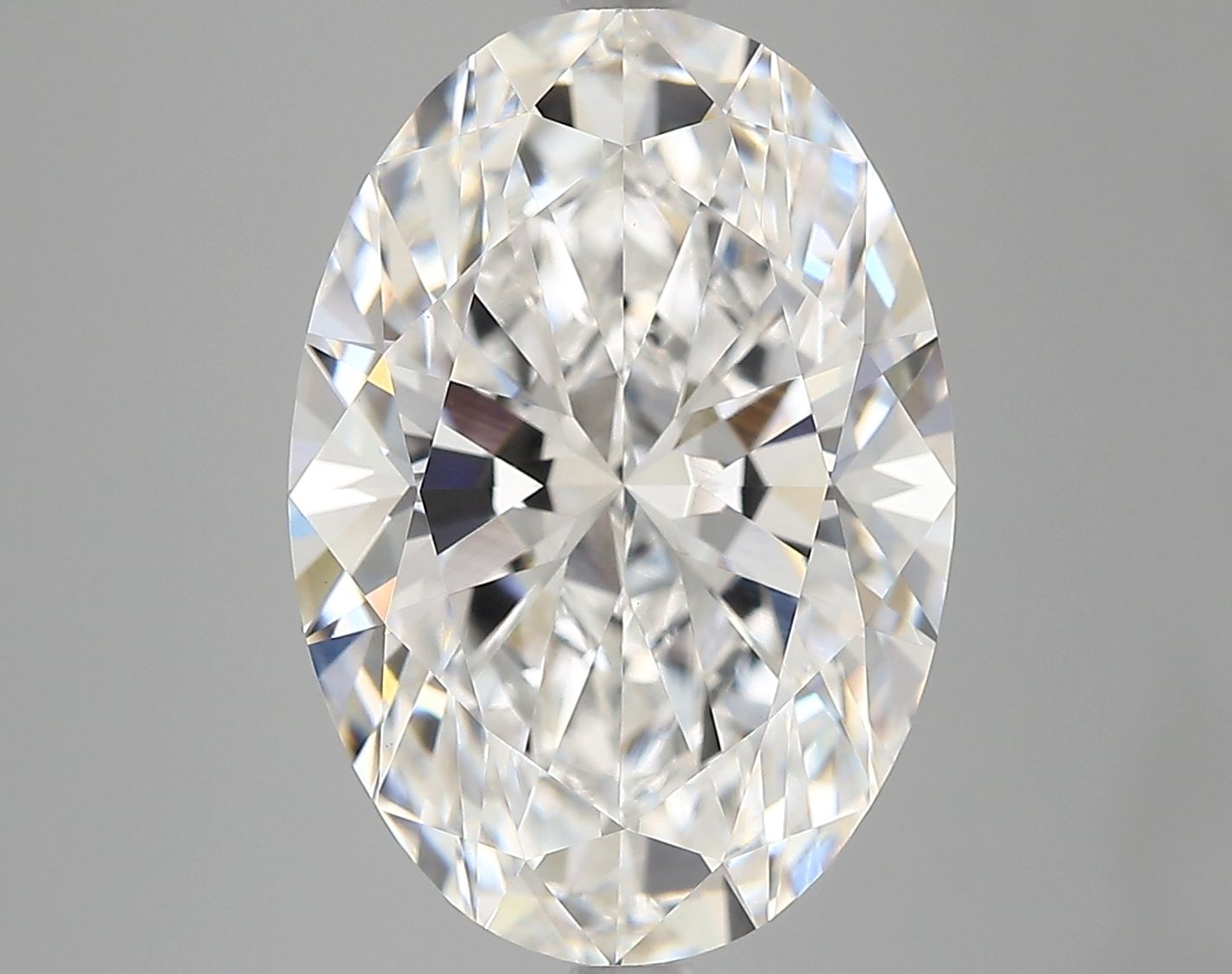 6.04 ct. oval Lab Grown Diamond front image