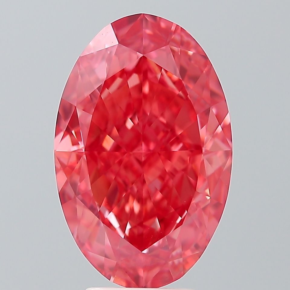 6.06 ct. oval Lab Grown Diamond front image