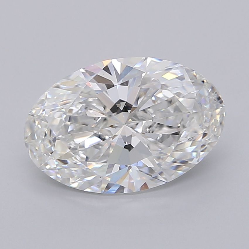 3.04 ct. oval Lab Grown Diamond front image