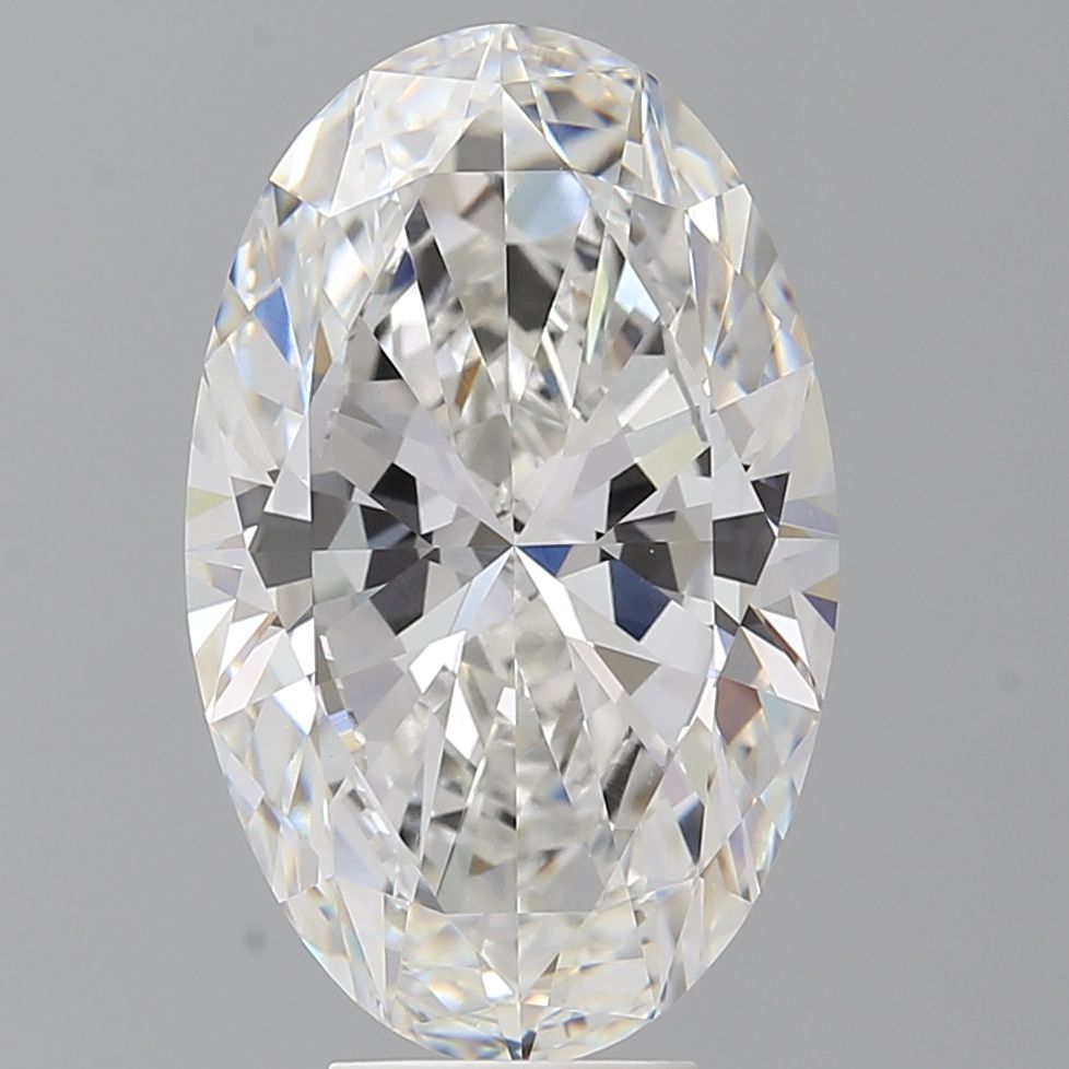 7.04 ct. oval Lab Grown Diamond front image