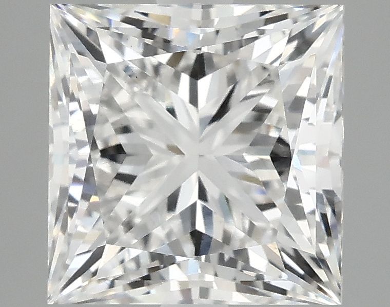 4.10 ct. princess Lab Grown Diamond front image