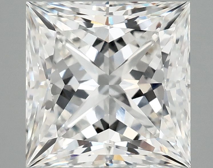 4.18 ct. princess Lab Grown Diamond front image