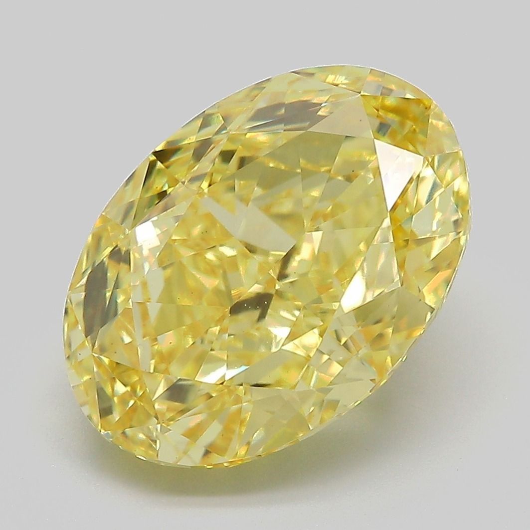 6.37 ct. oval Lab Grown Diamond front image