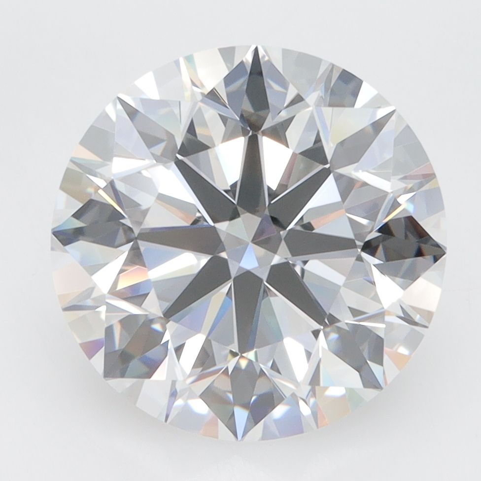 Diament LG okrągły, 5.03 ct, E, VVS2, szlif EX