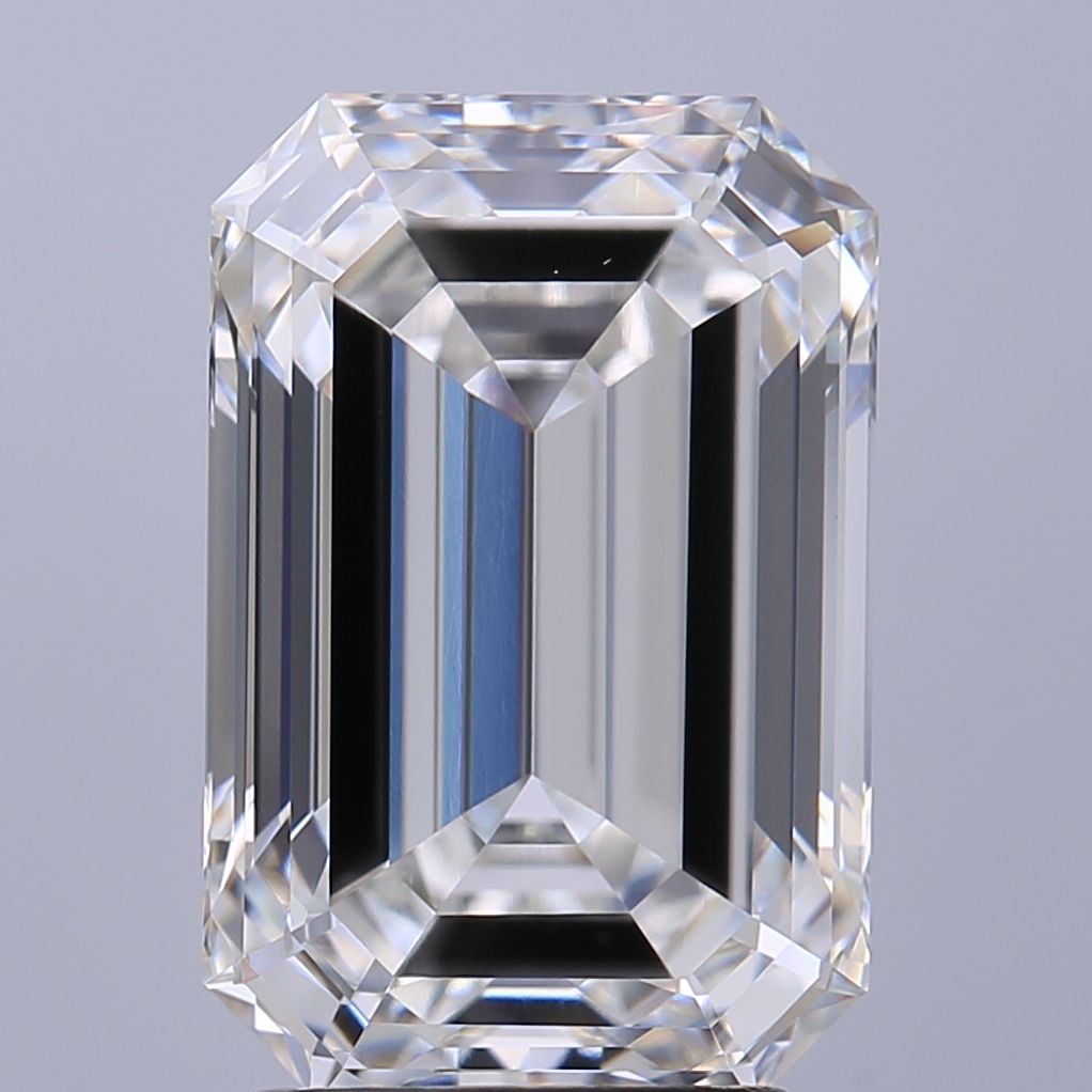 3.74 ct. emerald Lab Grown Diamond front image