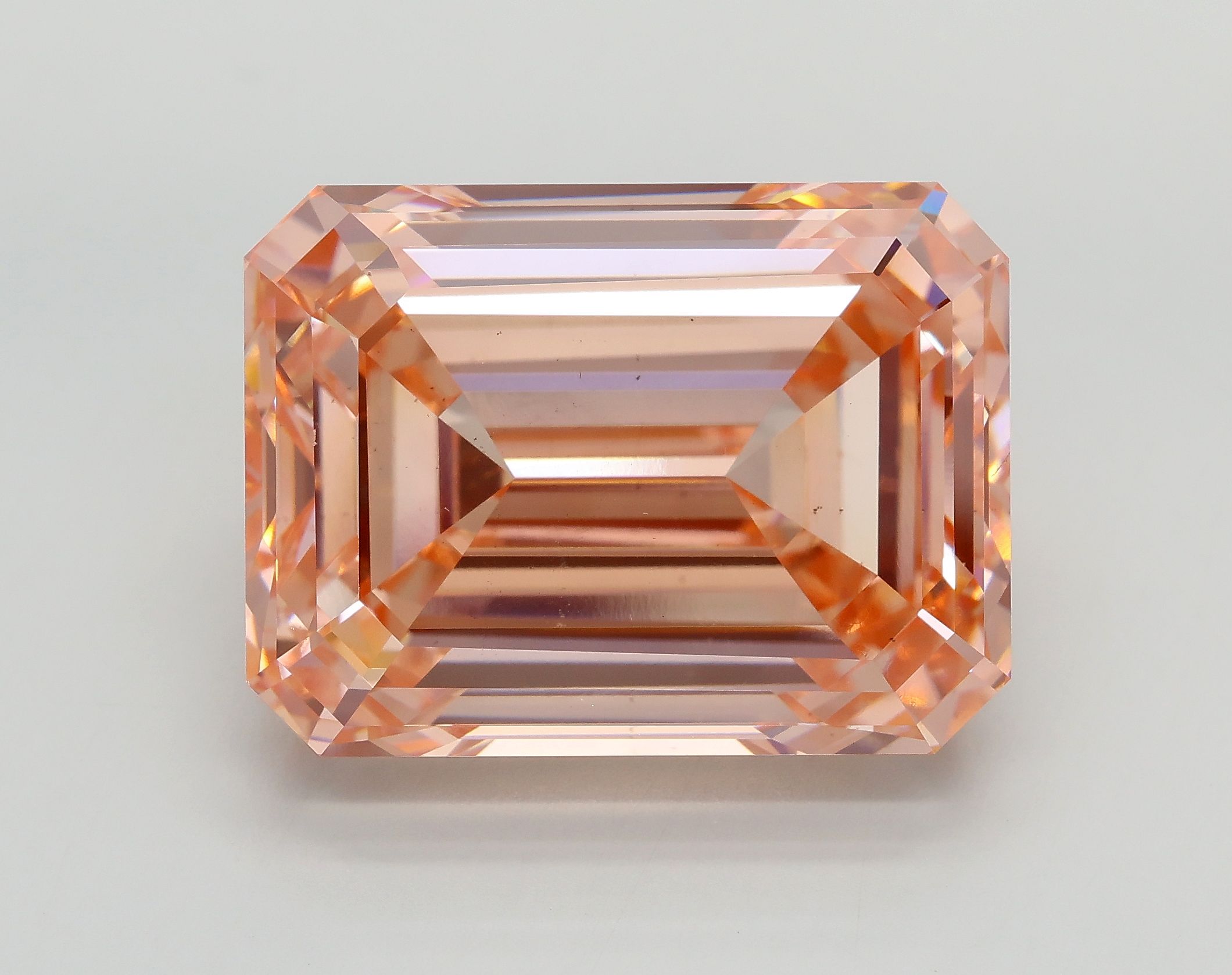 22.04 ct. emerald Lab Grown Diamond front image