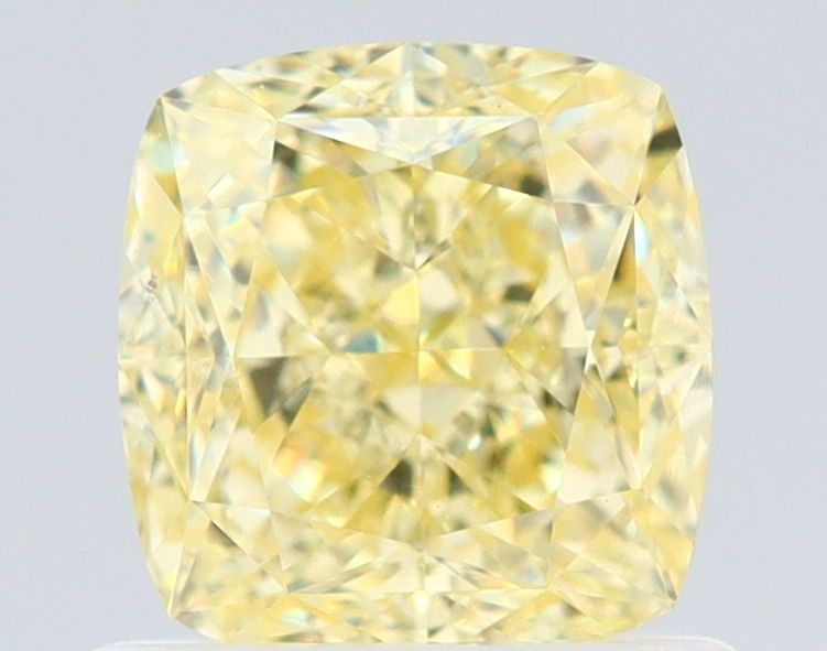 1.02 Carat Cushion modified Diamond Fancy Yellow VS2