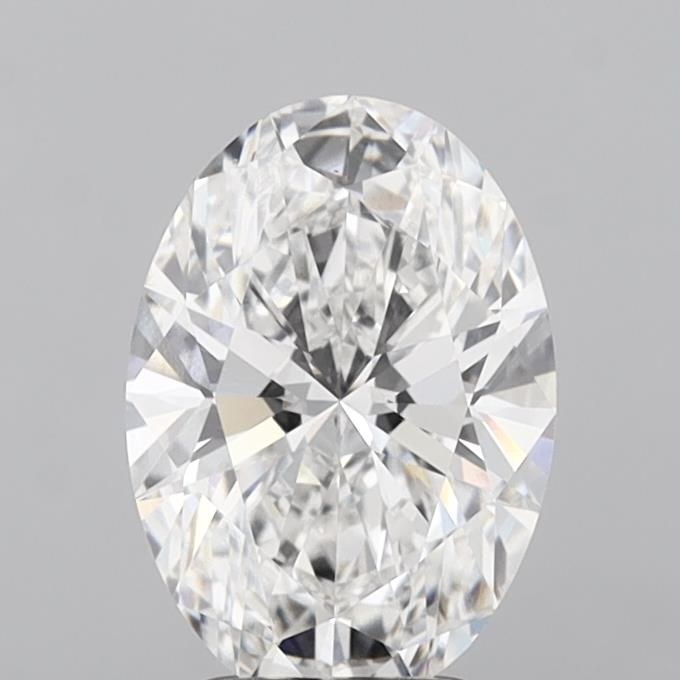3.01 ct. oval Lab Grown Diamond front image