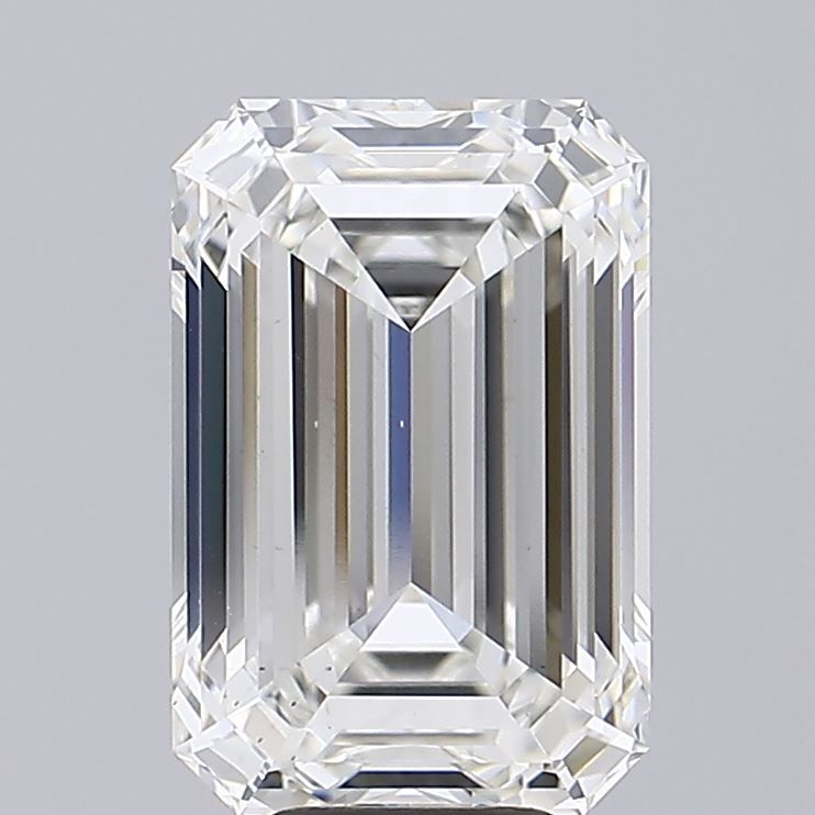 7.13 ct. emerald Lab Grown Diamond front image