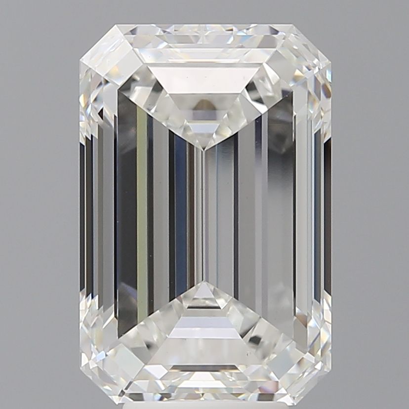 7.57 ct. emerald Lab Grown Diamond front image