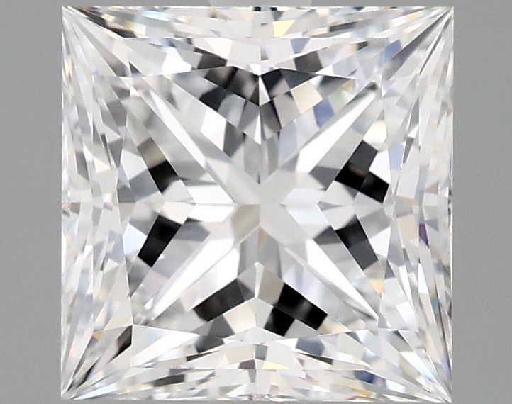 2.10 ct. princess Lab Grown Diamond front image