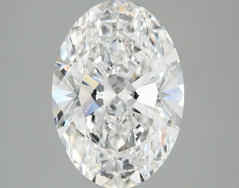 3.02 ct. oval Lab Grown Diamond front image