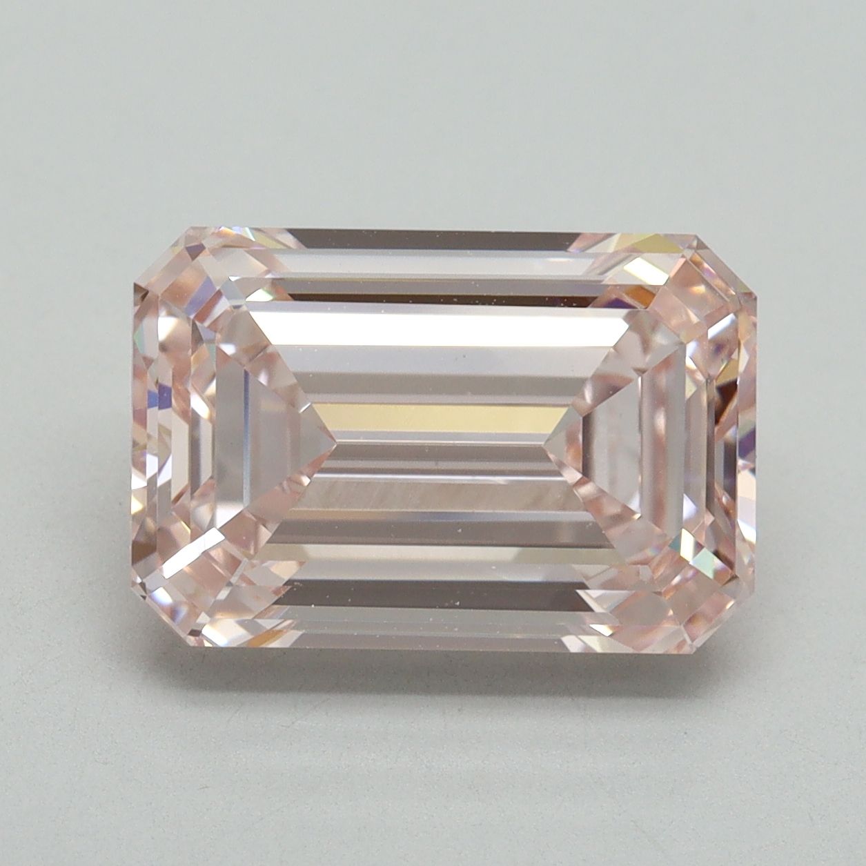 5.36 ct. emerald Lab Grown Diamond front image