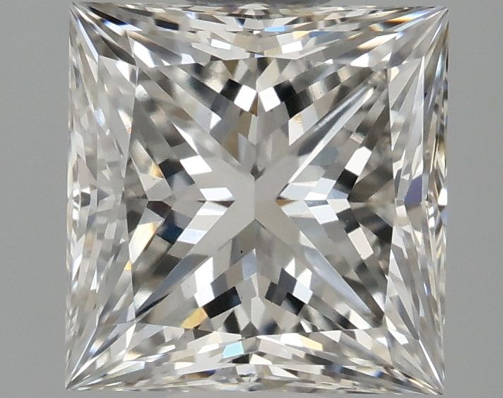 2.10 ct. princess Lab Grown Diamond front image