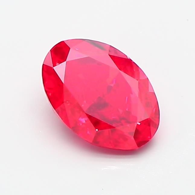 2.02 carat fancy vivid  red VS2 EX Cut IGI oval diamond