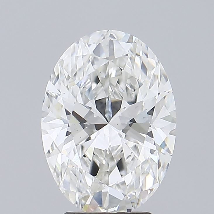 4.09 ct. oval Lab Grown Diamond front image