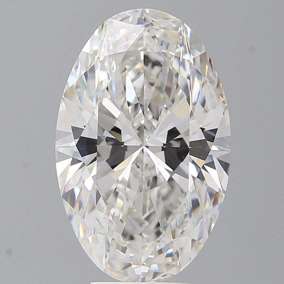 6.55 ct. oval Lab Grown Diamond front image