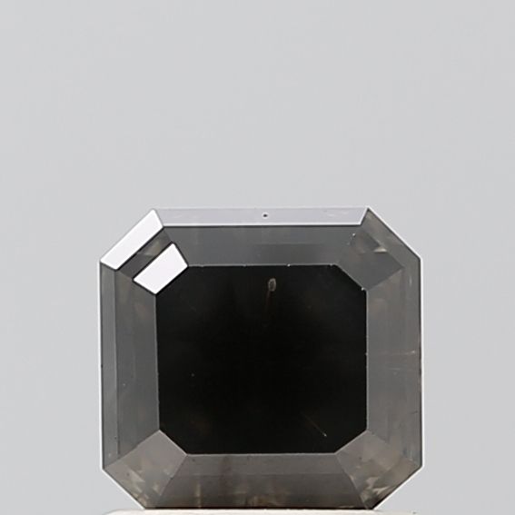 0.98 Carat Asscher Diamond Salt and Pepper VS2