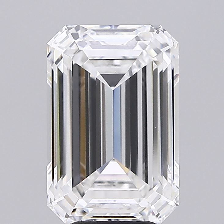 6.12 ct. emerald Lab Grown Diamond front image