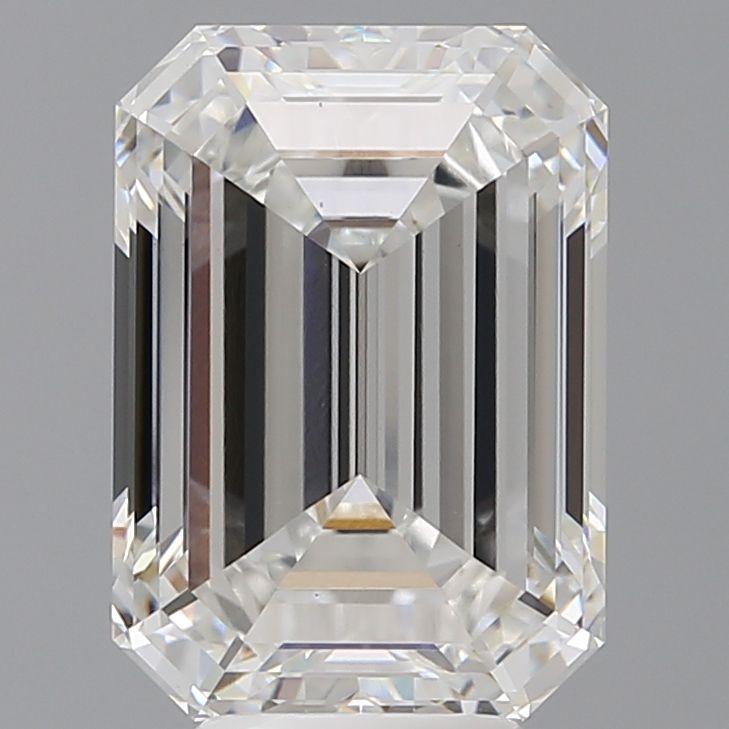 6.10 ct. emerald Lab Grown Diamond front image