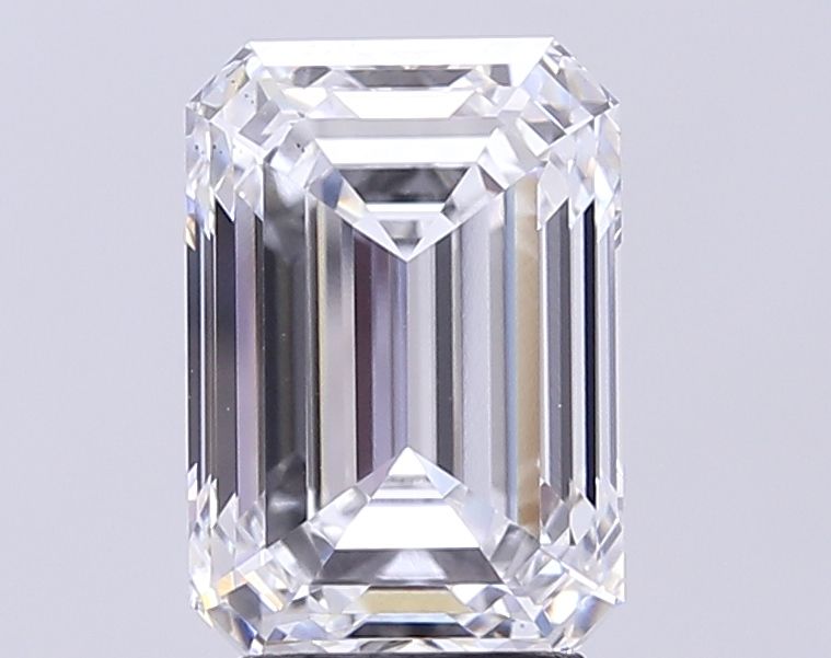 4.10 ct. emerald Lab Grown Diamond front image