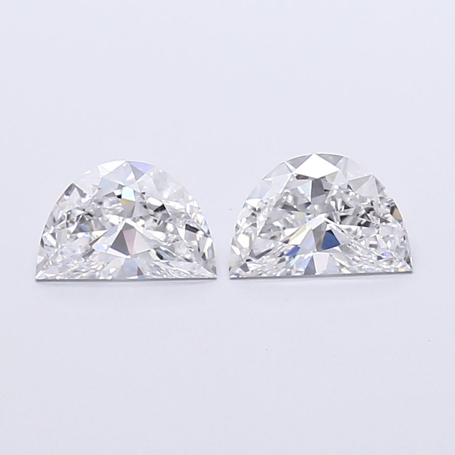 1.01 ct lab-grown Half moon Diamond