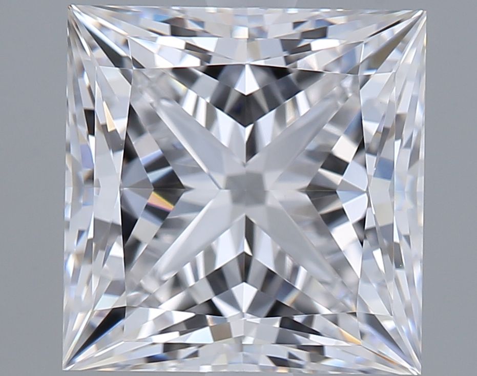 3.02 ct. princess Lab Grown Diamond front image