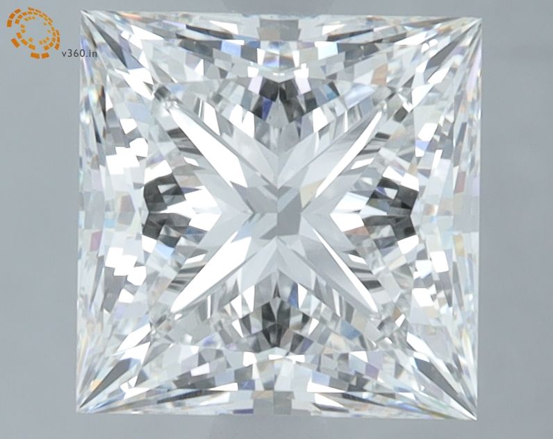 3.23 carat f VS1 EX Cut IGI princess diamond