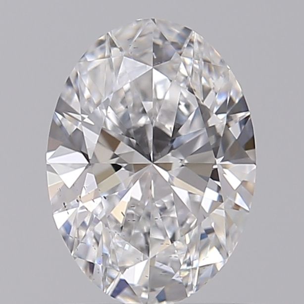 0.71 Carat D SI1 Oval Lab Diamond